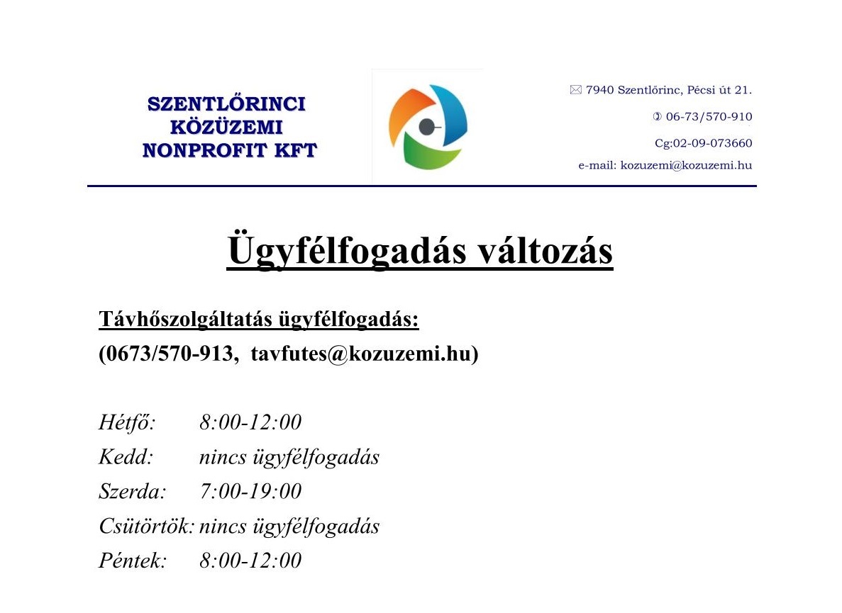 ugyfelfogadas tavho 2